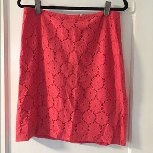 ANN TAYLOR pink skirt